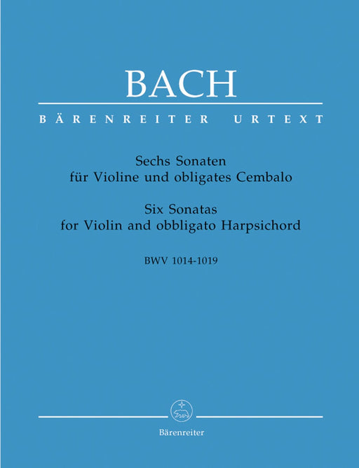 Six Sonatas for Violin and Obbligato Harpsichord BWV 1014-1019 巴赫約翰瑟巴斯提安 奏鳴曲 小提琴 大鍵琴 騎熊士版 | 小雅音樂 Hsiaoya Music