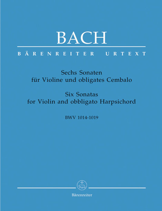 Six Sonatas for Violin and Obbligato Harpsichord BWV 1014-1019 巴赫約翰瑟巴斯提安 奏鳴曲 小提琴 大鍵琴 騎熊士版 | 小雅音樂 Hsiaoya Music