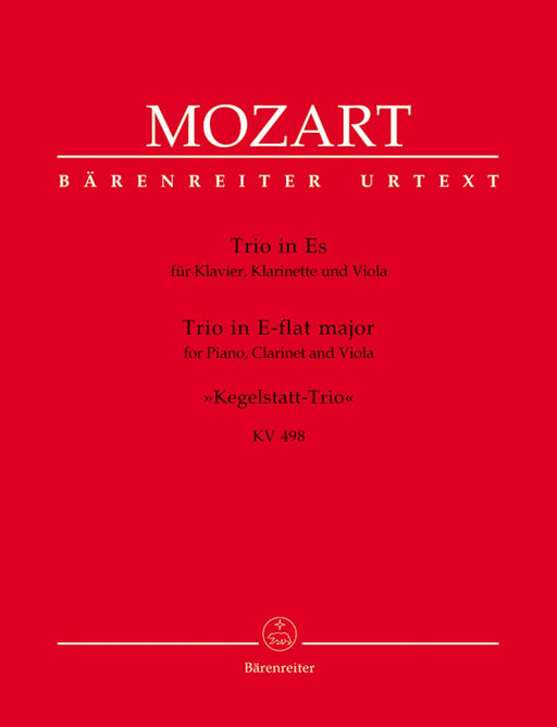 Trio for Piano, Clarinet and Viola E-flat major K. 498 -"Kegelstatt-Trio"- Kegelstatt Trio 莫札特 三重奏 鋼琴 豎笛 中提琴 三重奏 騎熊士版 | 小雅音樂 Hsiaoya Music