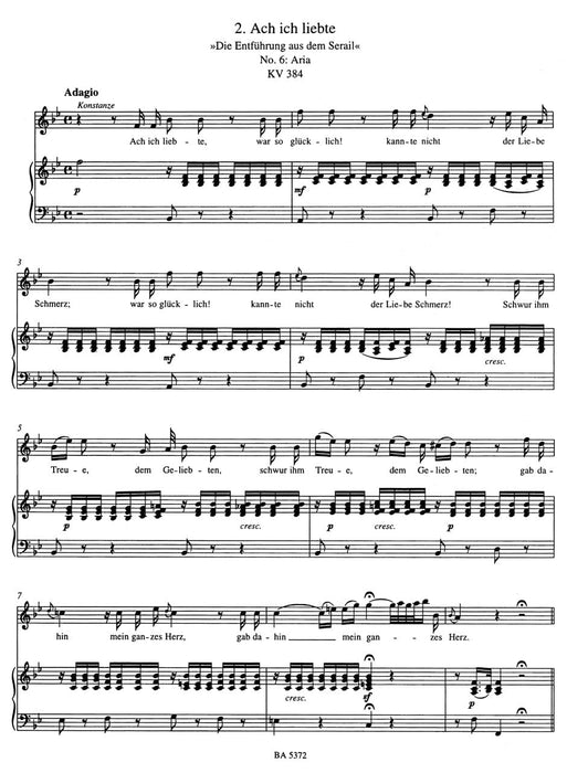 The Aria Book. Soprano, Volume 2 -without Booklet- Without Booklet 莫札特 詠唱調 騎熊士版 | 小雅音樂 Hsiaoya Music