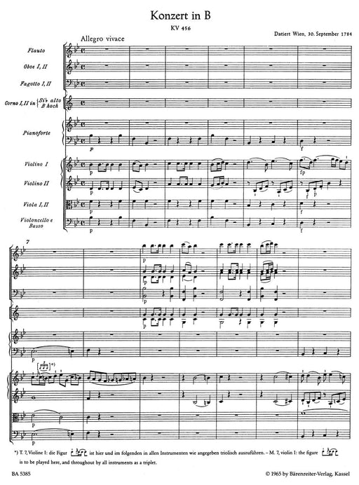 Concerto for Piano and Orchestra Nr. 18 B-flat major K. 456 莫札特 協奏曲 鋼琴 管弦樂團 騎熊士版 | 小雅音樂 Hsiaoya Music