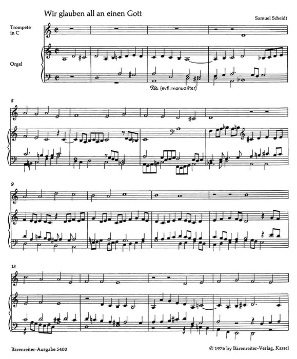 Neun Choräle alter Meister -Einrichtungen Blechblasinstrument und Orgel- 騎熊士版 | 小雅音樂 Hsiaoya Music