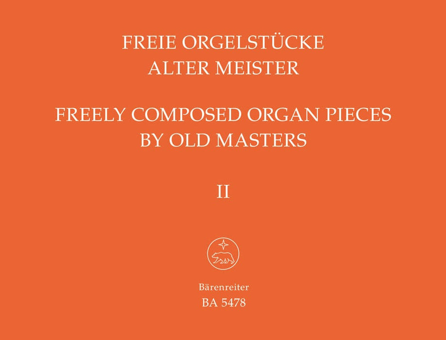 Freely Composed Organ pieces by Old Masters, Vol. II 管風琴 小品 騎熊士版 | 小雅音樂 Hsiaoya Music