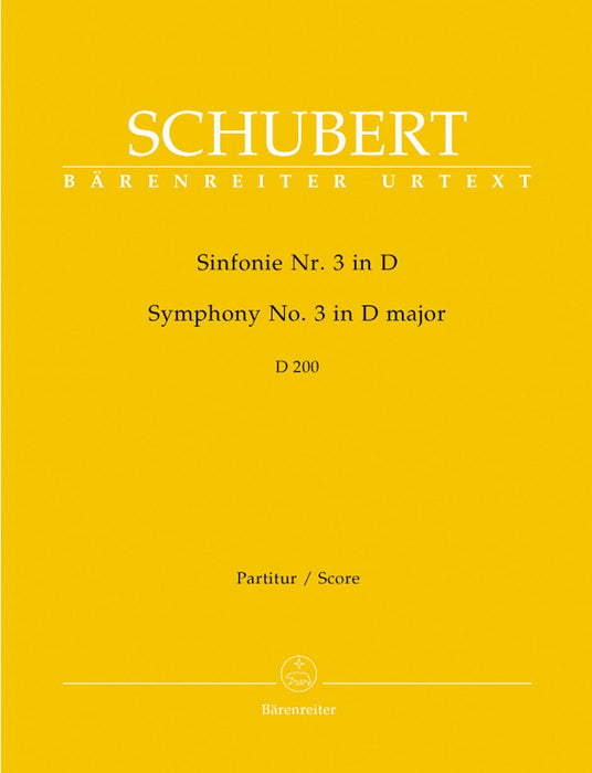 Symphony Nr. 3 D major D 200 舒伯特 交響曲 騎熊士版 | 小雅音樂 Hsiaoya Music