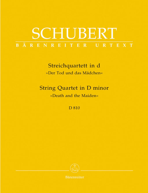 String Quartet d-Moll D 810 "Der Tod und das Mädchen" 舒伯特 弦樂四重奏 騎熊士版 | 小雅音樂 Hsiaoya Music