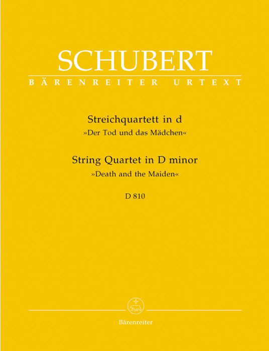 String Quartet d-Moll D 810 "Der Tod und das Mädchen" 舒伯特 弦樂四重奏 騎熊士版 | 小雅音樂 Hsiaoya Music