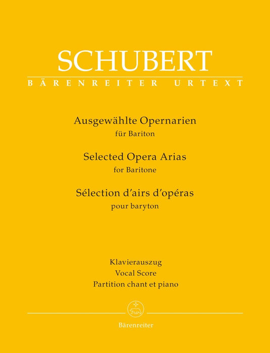 Selected Opera Arias for Baritone 舒伯特 歌劇 詠唱調 騎熊士版 | 小雅音樂 Hsiaoya Music