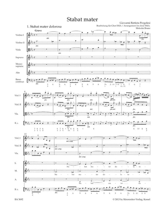 Stabat mater (Arranged for female choir (SMA)) 裴哥雷西 聖母悼歌 騎熊士版 | 小雅音樂 Hsiaoya Music