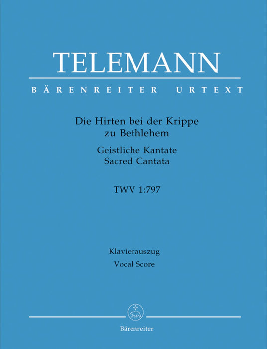 Die Hirten bei der Krippe zu Bethlehem TWV 1:797 -Sacred Cantata- Sacred Cantata 泰勒曼 伯利恆 清唱劇 騎熊士版 | 小雅音樂 Hsiaoya Music