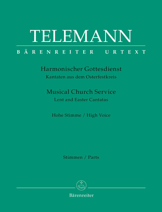 Musical Church Service -Lent and Easter Cantatas- Lent and Easter Cantatas 泰勒曼 清唱劇 騎熊士版 | 小雅音樂 Hsiaoya Music