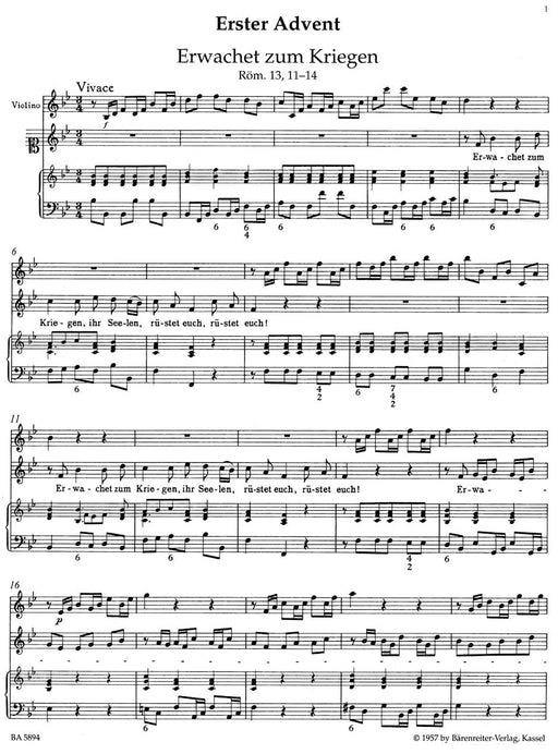 Harmonischer Gottesdienst -Advent and Christmas Cantatas- Advent and Christmas Cantatas 泰勒曼 清唱劇 騎熊士版 | 小雅音樂 Hsiaoya Music