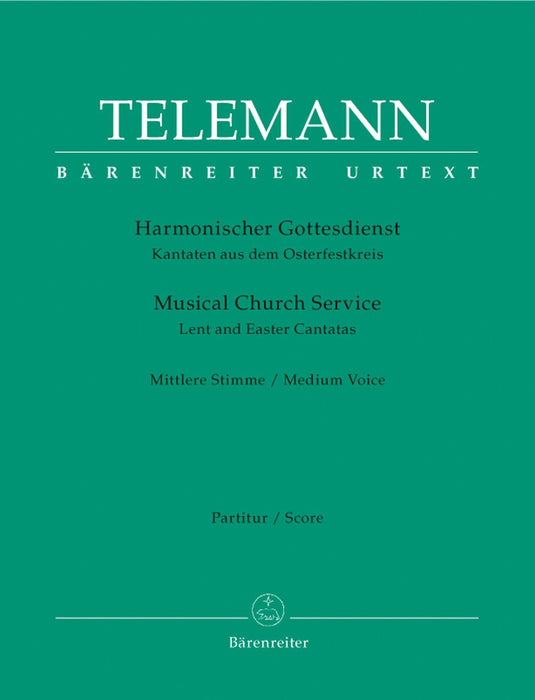 Harmonischer Gottesdienst -Lent and Easter Cantatas- Lent and Easter Cantatas 泰勒曼 清唱劇 騎熊士版 | 小雅音樂 Hsiaoya Music