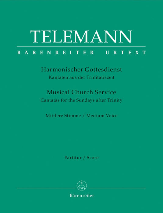 Harmonischer Gottesdienst -Cantata for the Sundays after Trinity- Cantata for the Sundays after Trinity 泰勒曼 清唱劇 騎熊士版 | 小雅音樂 Hsiaoya Music