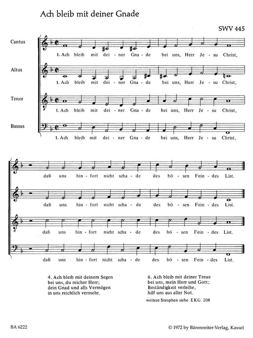 Ausgewählte geistliche Chorsätze -Überwiegend vierstimmge, einige fünf-, six- und achtstimmige Sätze, teilweise mit Basso continuo- 騎熊士版 | 小雅音樂 Hsiaoya Music