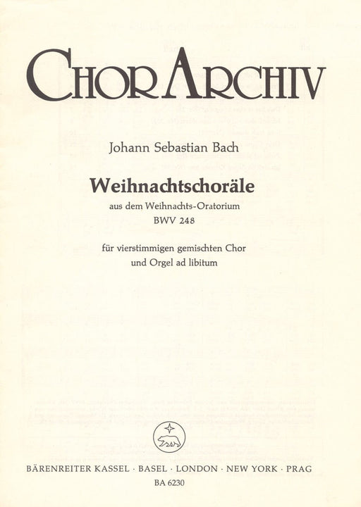Christmas Chorales from the Christmas Oratorio BWV 248 巴赫約翰瑟巴斯提安 合唱 神劇 騎熊士版 | 小雅音樂 Hsiaoya Music
