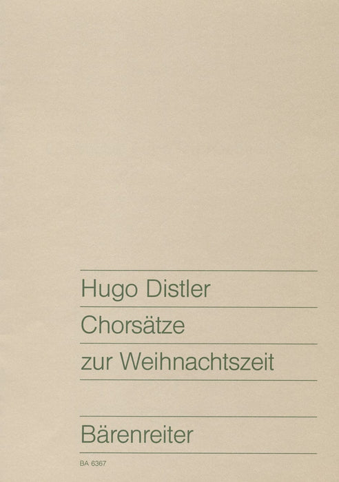 Chorsätze zur Weihnachtszeit -9 Liedsätze für Advent und Weihnachten- 騎熊士版 | 小雅音樂 Hsiaoya Music