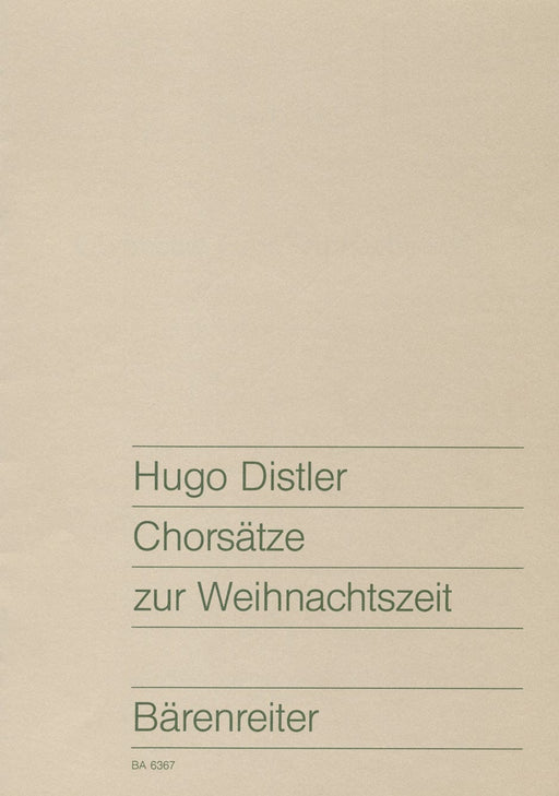 Chorsätze zur Weihnachtszeit -9 Liedsätze für Advent und Weihnachten- 騎熊士版 | 小雅音樂 Hsiaoya Music
