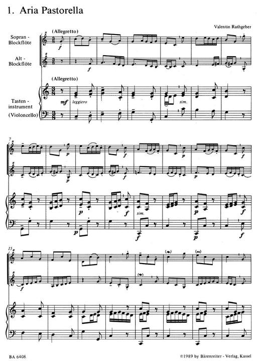 Europäische Barockmusik zur Weihnachtszeit -Neun Kompositionen für Blockflöten und Basso continuo- 騎熊士版 | 小雅音樂 Hsiaoya Music