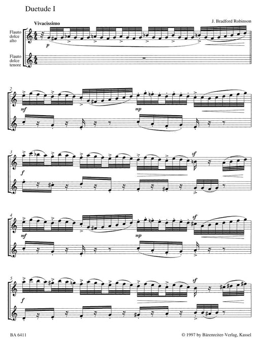 Duettissimo -5 Duett-Etuden (Konzertetuden) für Recorder 5 Duet Studies (Concert Etudes) 二重奏練習曲 協奏曲 音樂會 騎熊士版 | 小雅音樂 Hsiaoya Music