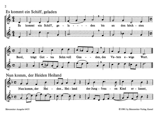 Weihnachtslieder für zwei recorder -36 Weisen des Quempasheftes- 騎熊士版 | 小雅音樂 Hsiaoya Music