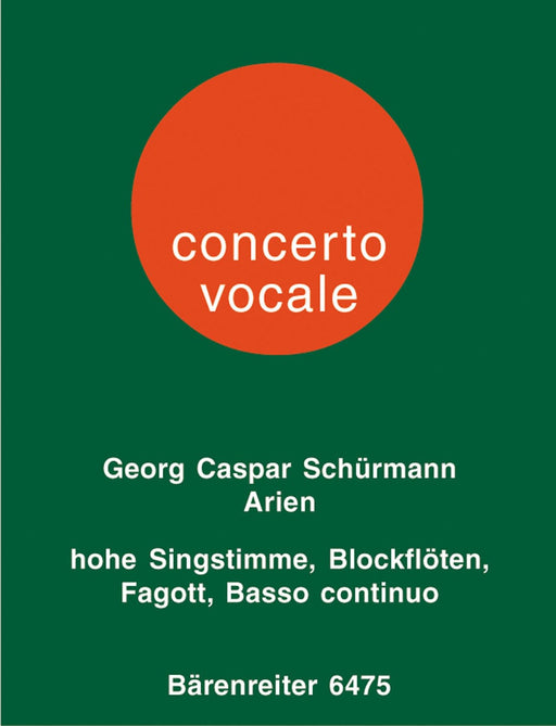 six Arien aus Opern des Barock für hohe Singstimme, 1 oder 2 Altblockflöte und Basso continuo -Arien für Singstimme, recorder und Bc/ Nr. 4 und 5 mit obligatem Fagott- Arias 詠嘆調 詠唱調 騎熊士版 | 小雅音樂 Hsiaoya Music