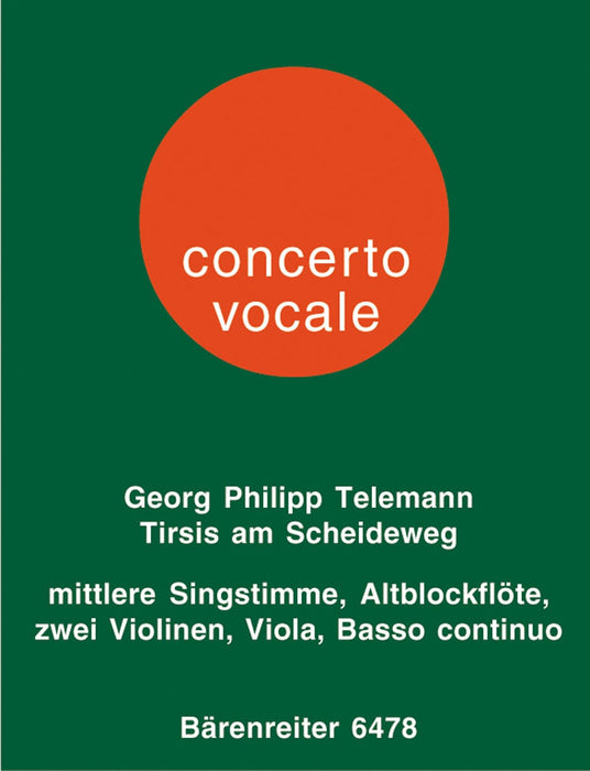 Tirsis am Scheidewege -Kantate für Singstimme und Instrumente- Cantata 泰勒曼 清唱劇 騎熊士版 | 小雅音樂 Hsiaoya Music