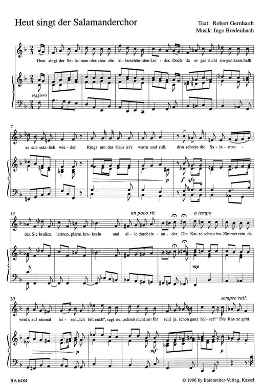 Heut singt der Salamanderchor -Noch mehr lustige Lieder für Kinder und Jugendliche- More joyful songs for children 騎熊士版 | 小雅音樂 Hsiaoya Music