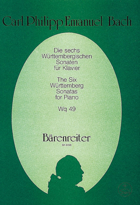 The Six Wuttenberg Sonatas Wq 49 巴赫卡爾菲利普艾曼紐 奏鳴曲 騎熊士版 | 小雅音樂 Hsiaoya Music