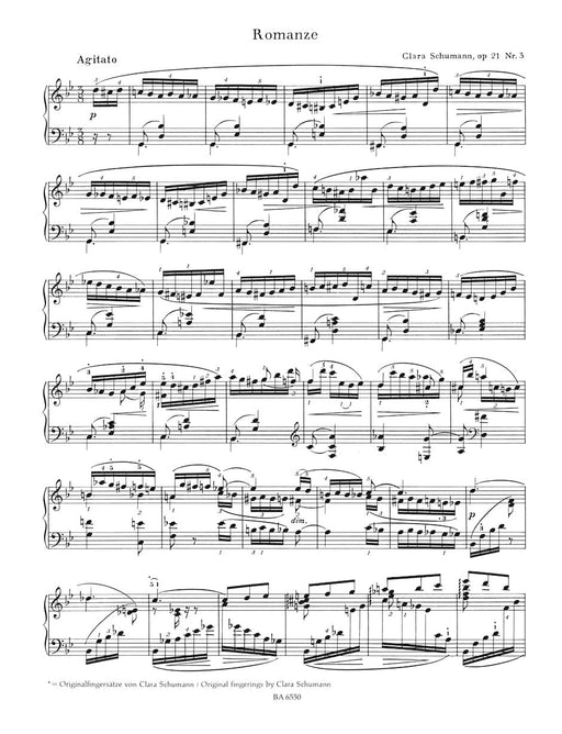 Romantic Piano Music, Volume 1 舒曼克拉拉 鋼琴 騎熊士版 | 小雅音樂 Hsiaoya Music