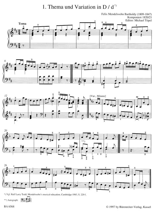 Easy Piano Pieces and Dances 孟德爾頌菲利克斯 鋼琴 小品 舞曲 騎熊士版 | 小雅音樂 Hsiaoya Music