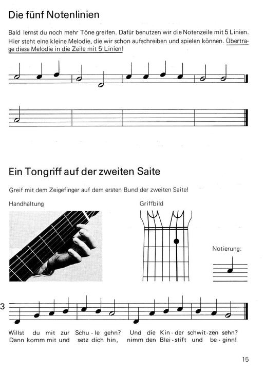 Kinderschule für Gitarre, Band 1: Saß im Wald ein Ungetier 騎熊士版 | 小雅音樂 Hsiaoya Music