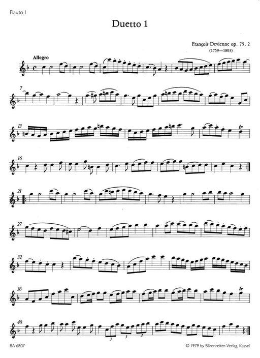 Six Duets for Two Flutes op. 75/2 戴維安 二重奏 長笛 騎熊士版 | 小雅音樂 Hsiaoya Music