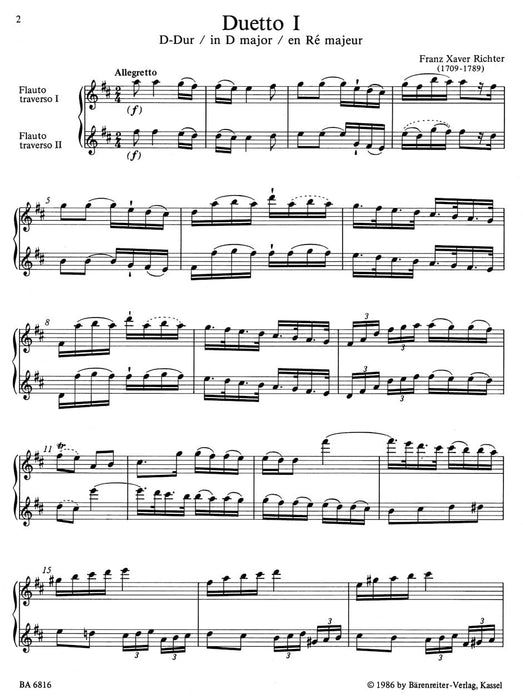 zwei Duette -Nr. 1 D-dur, Nr. 2 e-moll- 李希特弗朗茲 二重奏 騎熊士版 | 小雅音樂 Hsiaoya Music