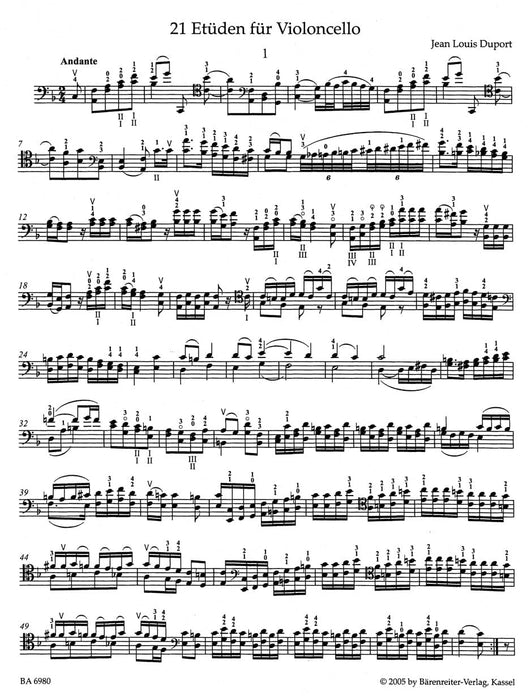21 Etudes for Violoncello with an Accompaniment of a 2nd Violoncello (ad lib.) 迪伯 練習曲 大提琴 伴奏 騎熊士版 | 小雅音樂 Hsiaoya Music