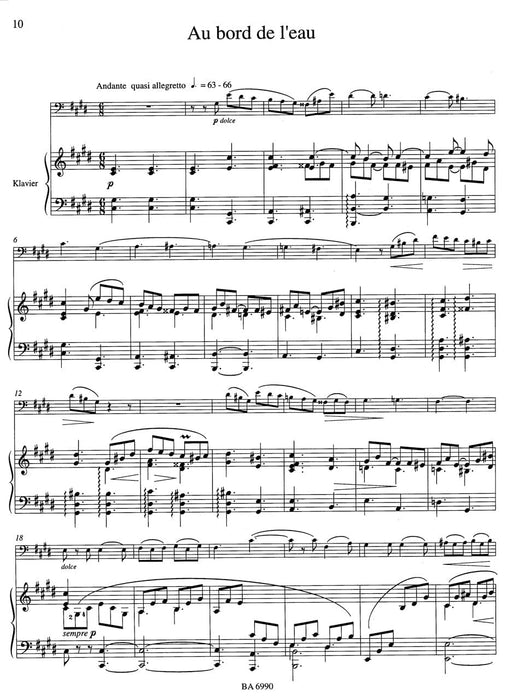 4 Mélodies (arranged for Violoncello and Piano) 佛瑞 大提琴 鋼琴 騎熊士版 | 小雅音樂 Hsiaoya Music