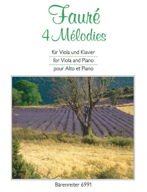 4 Melodies for Viola and Piano 佛瑞 中提琴 鋼琴 騎熊士版 | 小雅音樂 Hsiaoya Music