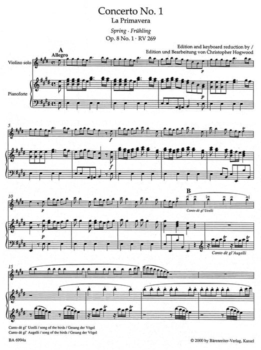 The four Seasons 韋瓦第 四季 騎熊士版 | 小雅音樂 Hsiaoya Music