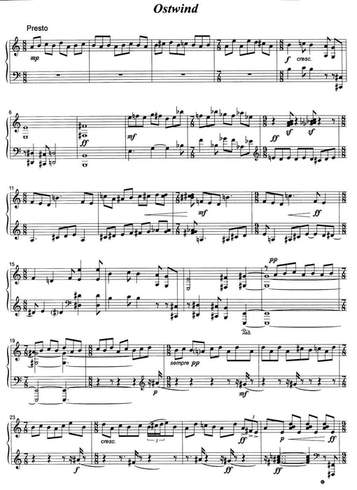 sechs Skizzen für Klavier (1987) 騎熊士版 | 小雅音樂 Hsiaoya Music