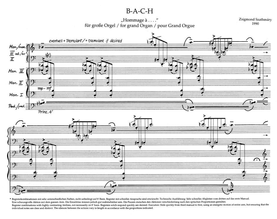 B-A-C-H "Hommage à ...." 騎熊士版 | 小雅音樂 Hsiaoya Music