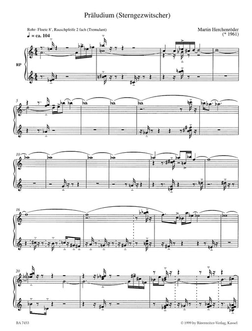 zeit raum I: ad fontes (1996) -drei Melodien für Orgel- 3 Melodies 騎熊士版 | 小雅音樂 Hsiaoya Music
