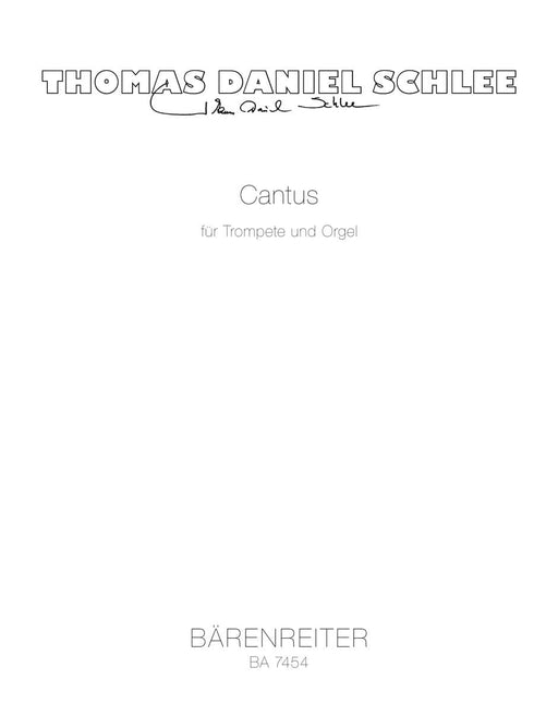 Cantus für Trompete und Orgel (1998) 騎熊士版 | 小雅音樂 Hsiaoya Music