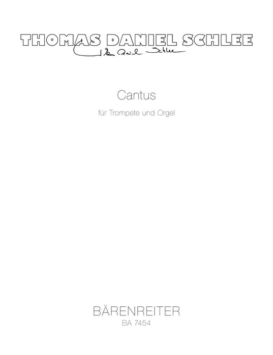 Cantus für Trompete und Orgel (1998) 騎熊士版 | 小雅音樂 Hsiaoya Music