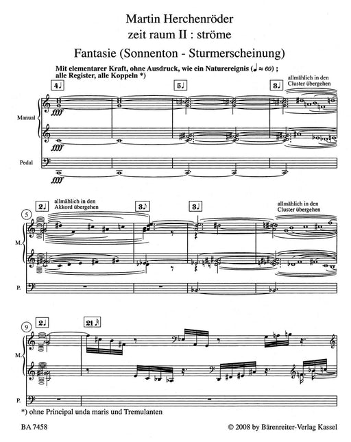 zeit raum II: ströme (2001/2008) -Pfingststücke für Orgel- Pieces for Whitsuntide 小品 騎熊士版 | 小雅音樂 Hsiaoya Music