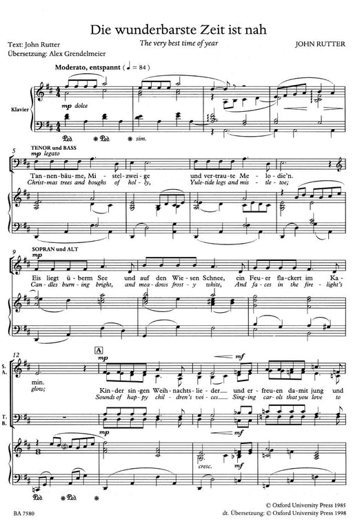 Best Time of Year -Weihnachtslieder für Mixed Choir mit Klavier/Orgel- Christmas Songs 騎熊士版 | 小雅音樂 Hsiaoya Music