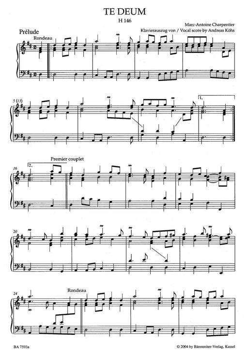 Te Deum D major H 146 夏邦提耶馬克－安東尼 讚美詩 騎熊士版 | 小雅音樂 Hsiaoya Music