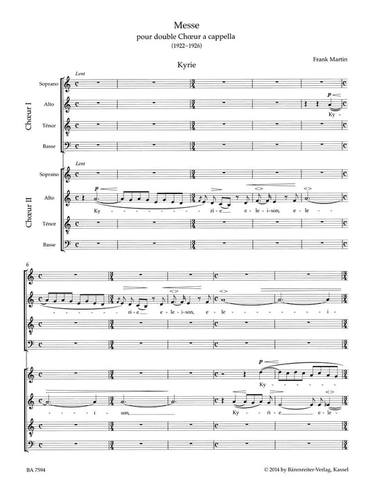 Mass for Double Choir a cappella 馬坦 彌撒曲 雙合唱隊 騎熊士版 | 小雅音樂 Hsiaoya Music