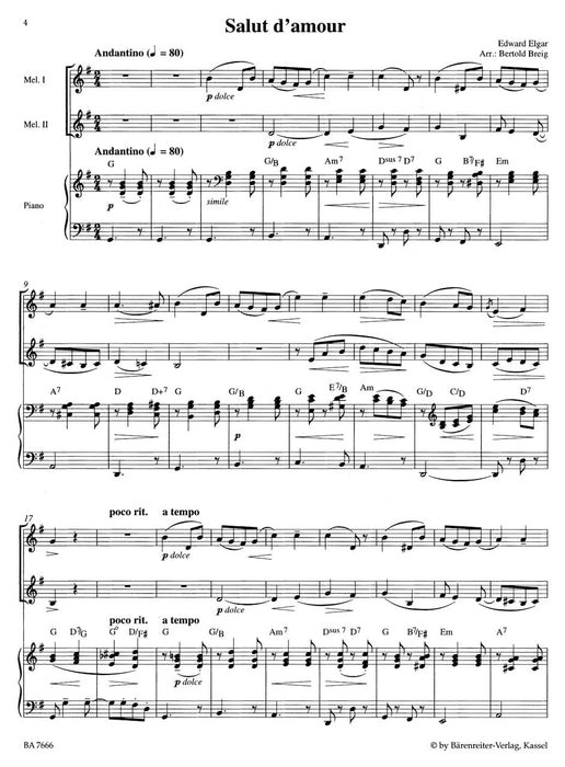 Salonmusik -6 Arrangements for variable instrumentation- 6 Arrangements for variable instrumentation 詠唱調配器法 騎熊士版 | 小雅音樂 Hsiaoya Music