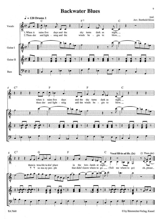 Blues -16 Arrangements für variable Besetzung- 16 Arrangements for variable Instrumentation 藍調 詠唱調配器法 騎熊士版 | 小雅音樂 Hsiaoya Music
