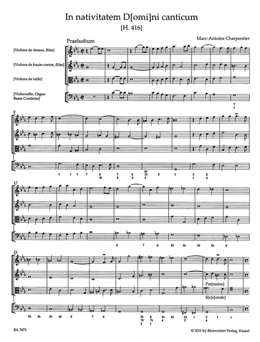In nativitatem Domini canticum H. 416 夏邦提耶馬克－安東尼 騎熊士版 | 小雅音樂 Hsiaoya Music
