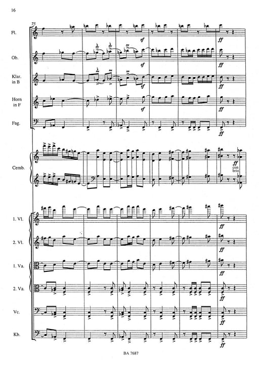 Kammerkonzert (1930–1932) -Cembalo solo und 11 Soloinstrumente (Erstausgabe)- (Cembalo-Konzert) 協奏曲 獨奏 協奏曲 騎熊士版 | 小雅音樂 Hsiaoya Music